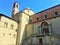CittÃ Â  di Castello town in Umbria region, Italy. Medieval tower, square and buildings, history, art and time